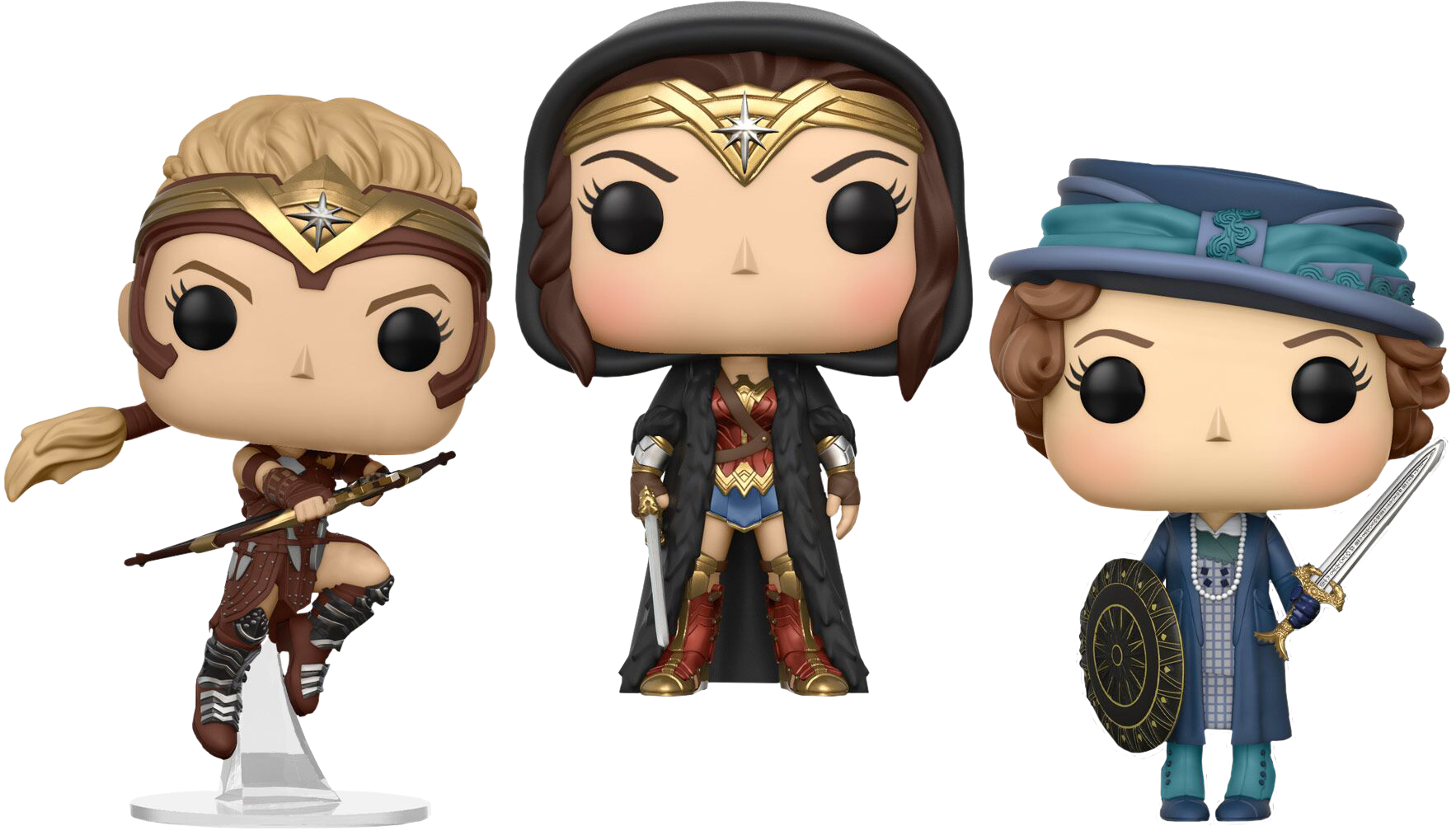 Wonder - Funko Pop Wonder Woman Antiope (1766x1008), Png Download