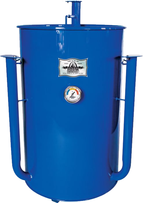 Gateway Drum Smoker 55 Gallon - Gateway Drum Smoker Charcoal Smoker Finish: Royal Blue (709x709), Png Download