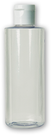 4 Oz Clear Bottle - Glass Bottle (353x576), Png Download