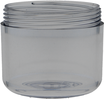 100ml Clear Opal Jar - Plastic (800x532), Png Download
