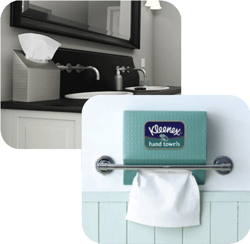 Kleenex Brand Hand Towels - Kleenex Disposable Hand Towels Paper Guest Extra Soft (516x525), Png Download