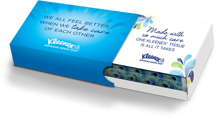 Free Personalized Kleenex Sample Pack - Kleenex Care Pack (700x400), Png Download