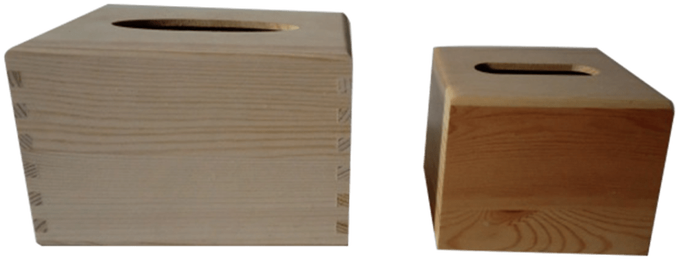 High Grade Wood Facial Tissue Box Design For Restaruant - Plywood (1200x715), Png Download