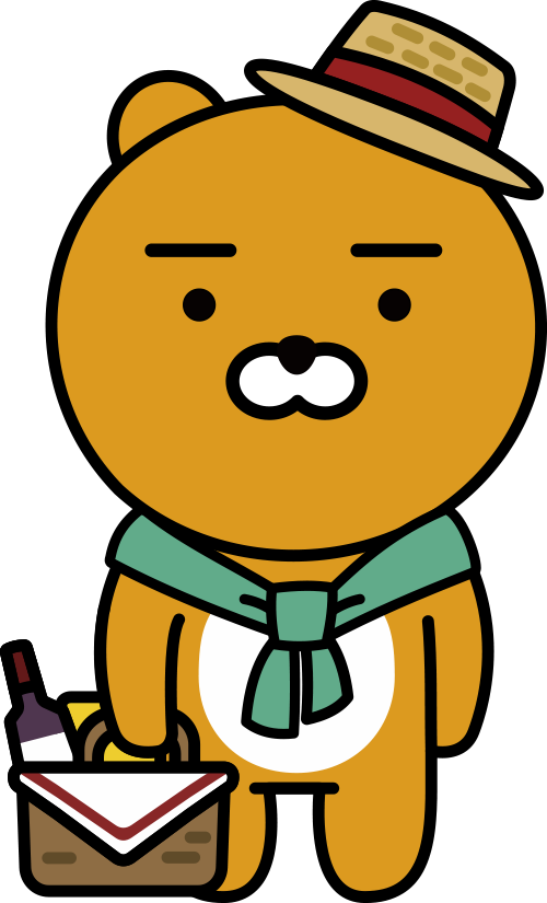Ryan Bear, Kakao Friends, Line Friends, Cute Wallpapers, - Kakaotalk Friends (500x825), Png Download