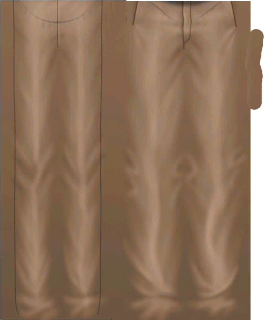 Download 554kb - Second Life Pants Texture (1024x1024), Png Download