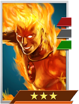 Enemy Human Torch - Human Torch (323x427), Png Download