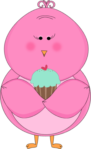 Bird Eating Cliparts - Clipart Bird Eating (300x489), Png Download