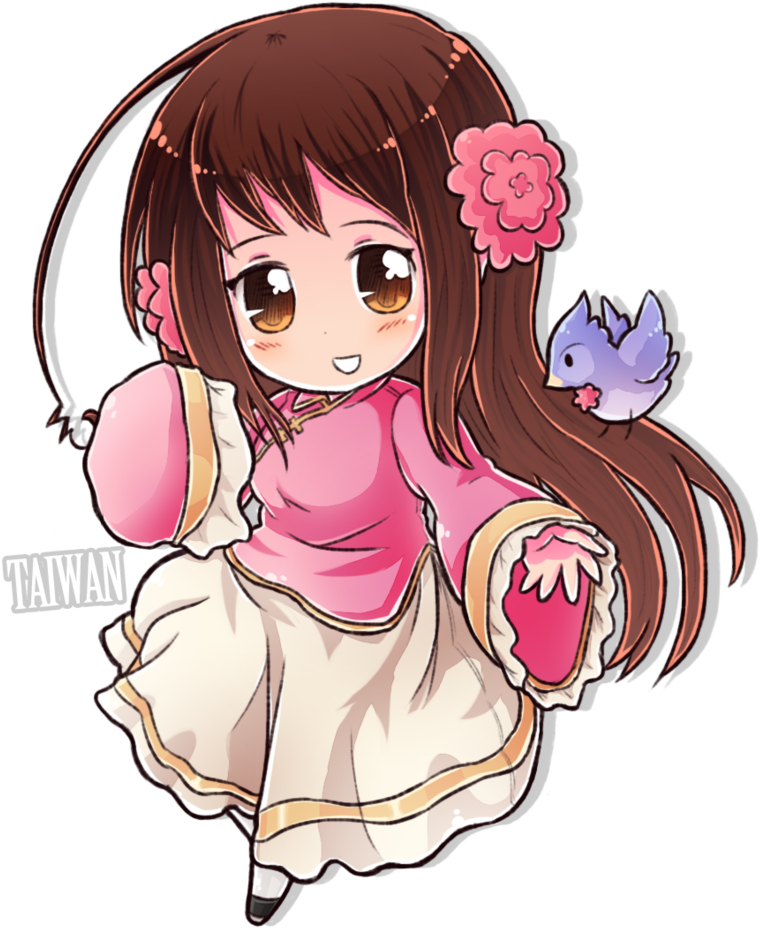 Animal Loving Cute Chibi - Chibi Taiwan (806x991), Png Download