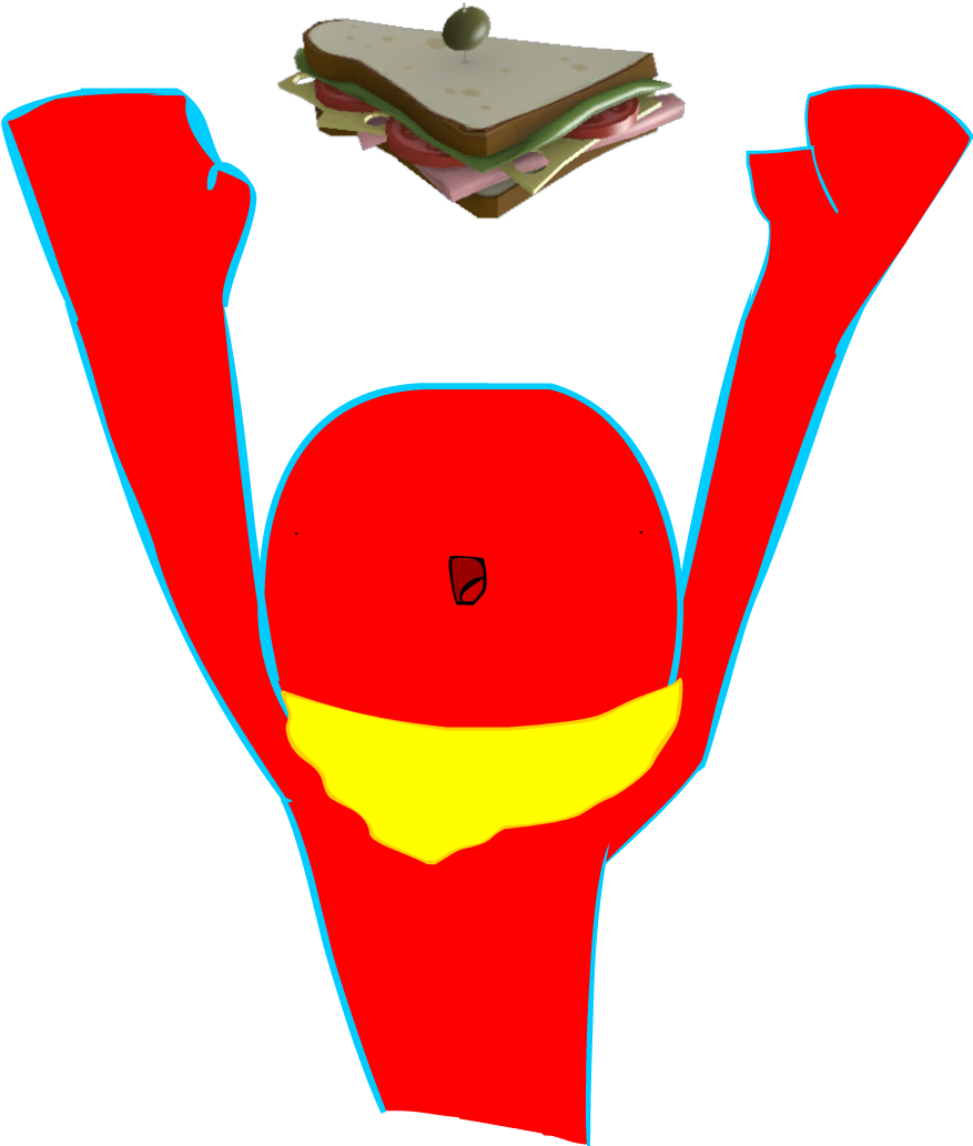 Hooray For Sandvich - Tf2 Sandvich (876x1210), Png Download