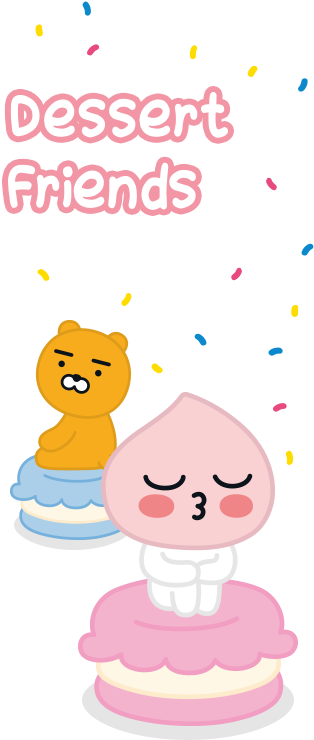 Dessert Friends - Forest (340x760), Png Download