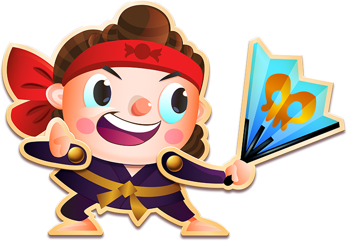 Ninja Kimmy Transparency - Candy Crush Soda Saga Ninja (706x492), Png Download