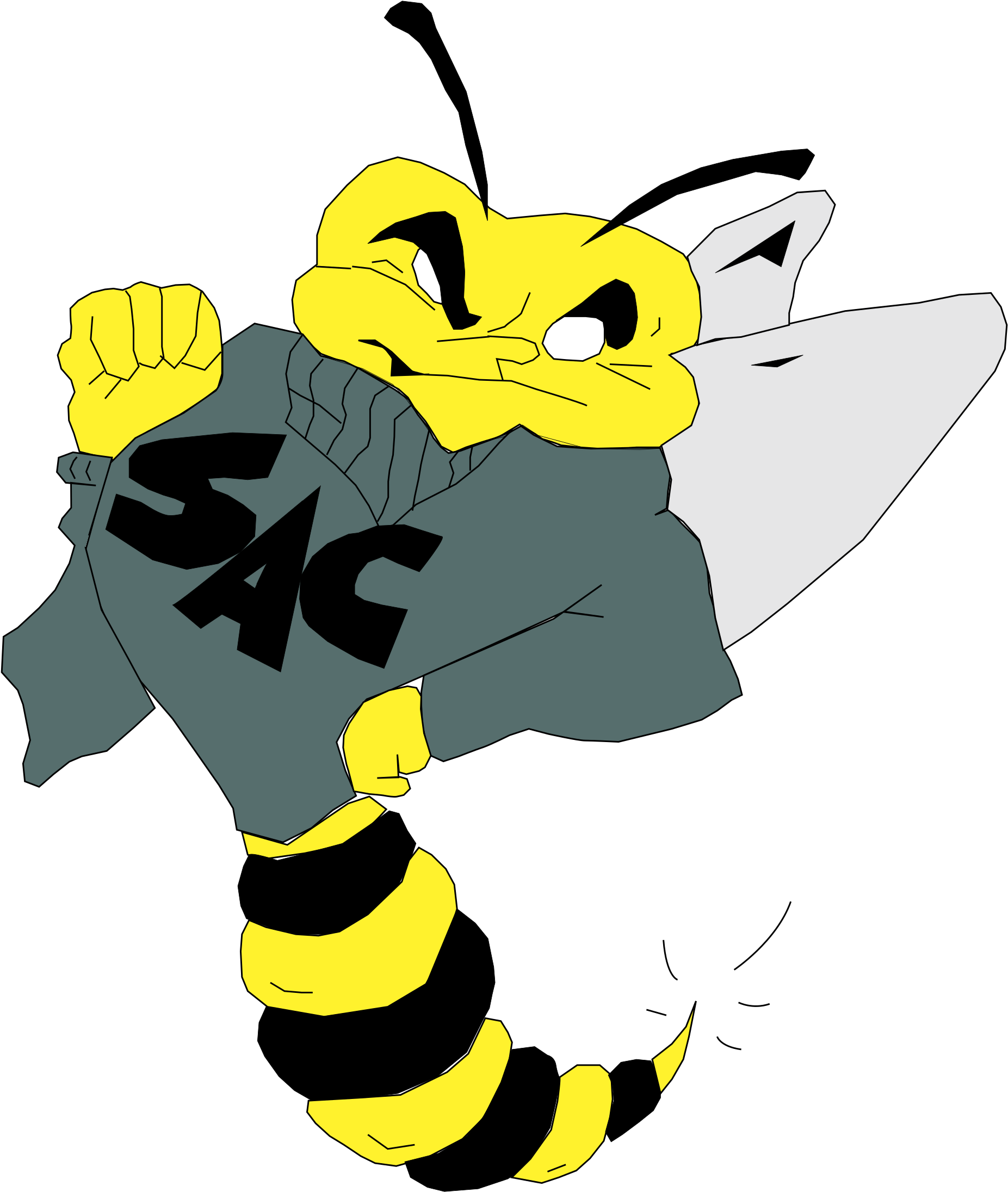 Sacramento State Hornets Logo Png Transparent - Sacramento State Hornet (2400x2400), Png Download