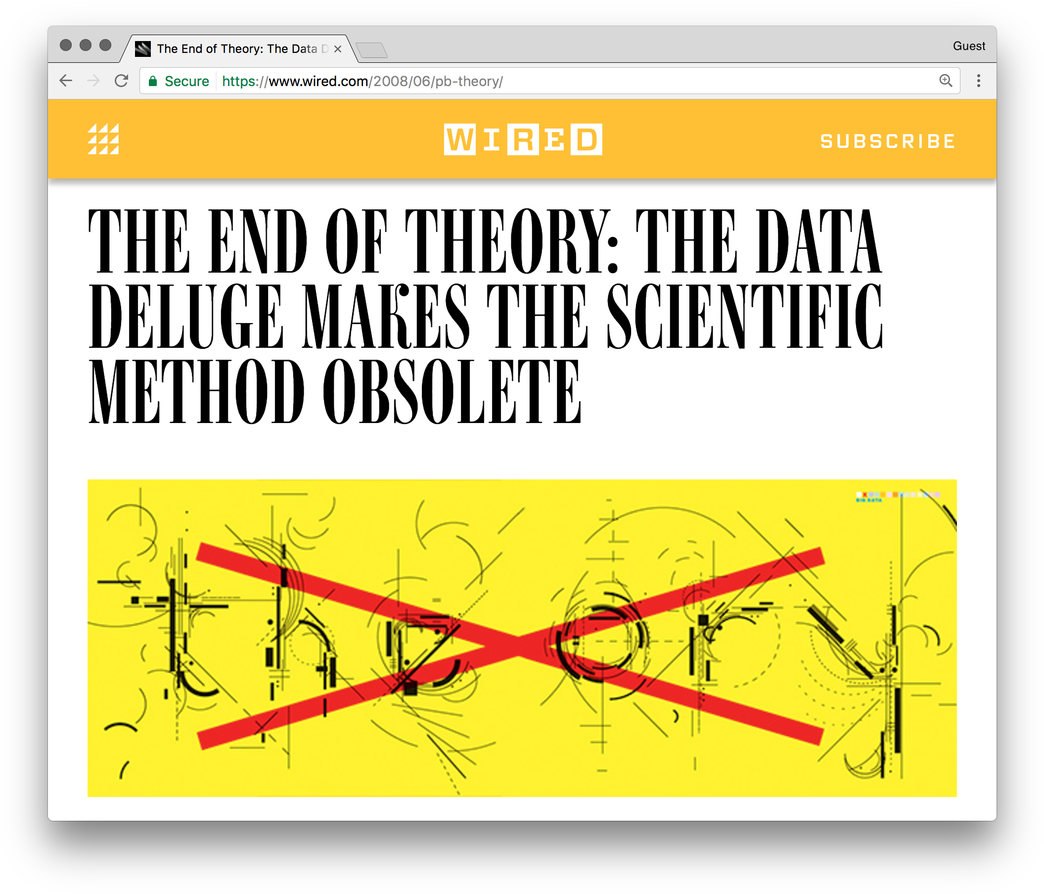 Url Credit - End Of Theory The Data Deluge Makes (2142x1830), Png Download
