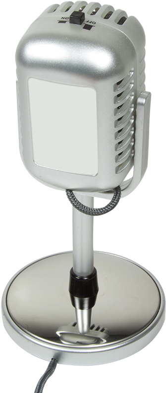 Hs0036 Retro Style Microphone - Logilink - Retro Style Microphone C5208951 (800x800), Png Download