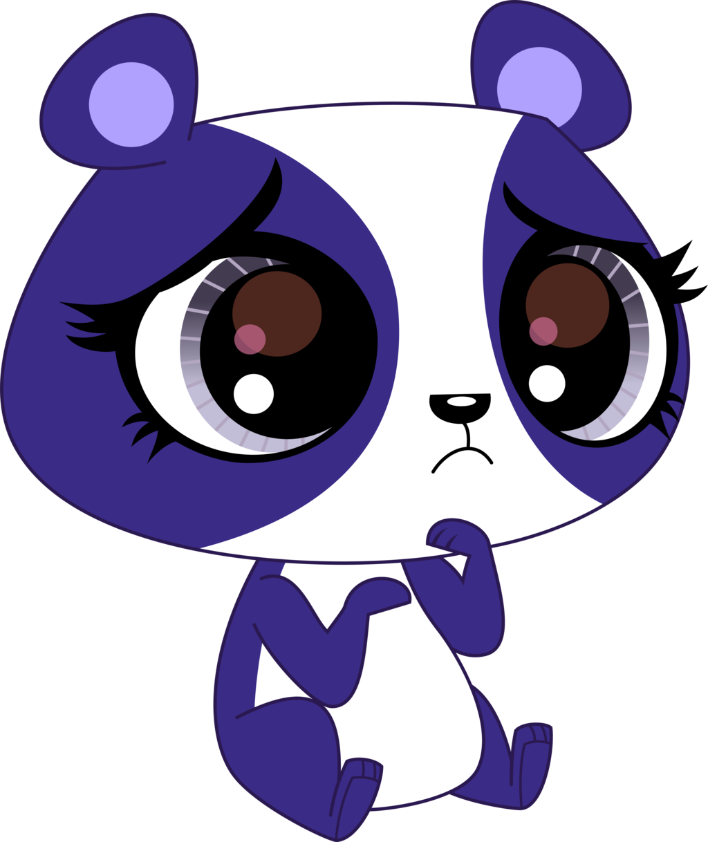 Free Download Littlest Pet Shop Penny Ling Clipart - My Littlest Pet Shop Panda (1024x1218), Png Download