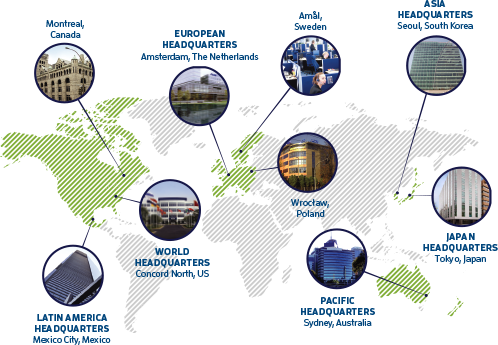 Bar For What Acn Would Become - Paises Donde Esta Acn (498x345), Png Download