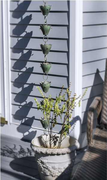 13 Cup Tulip Rain Chain - Rain Chain (600x600), Png Download