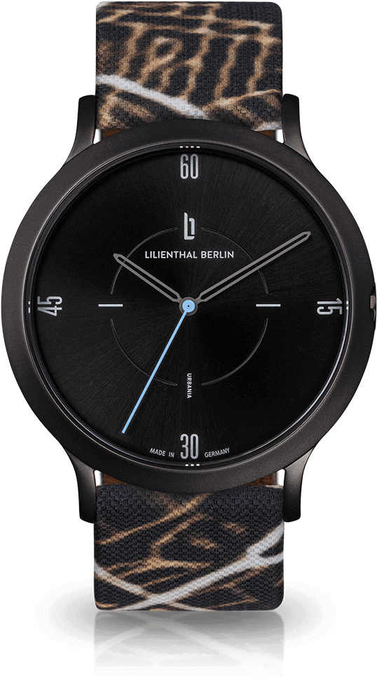 All Black Night Glow - Watch (600x1060), Png Download