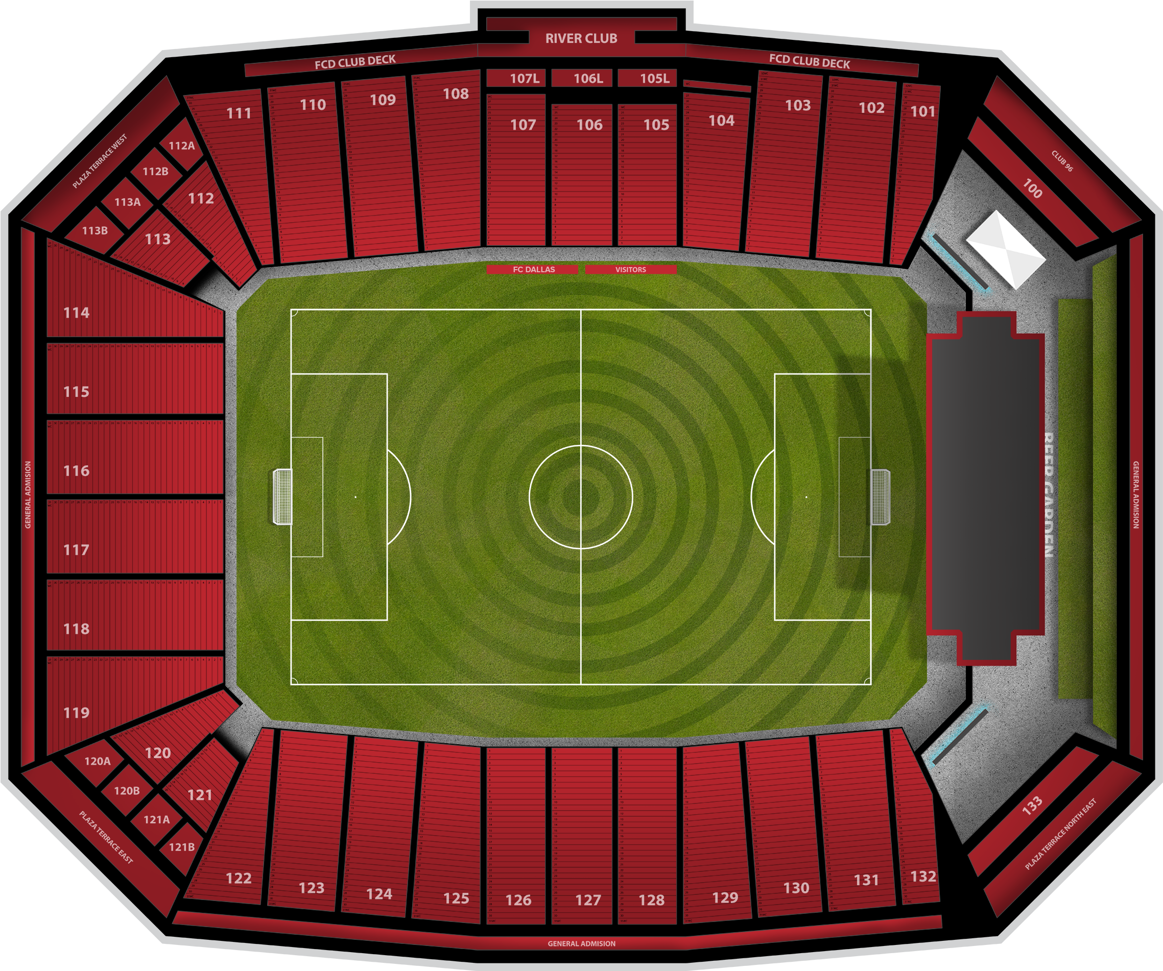 Sporting Kansas City At Fc Dallas At Toyota Stadium (2560x1936), Png Download