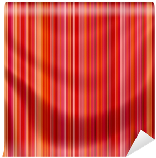 Elegantly Flowing Satin Fabric With Retro Stripes Wall - Graphic Design (400x400), Png Download