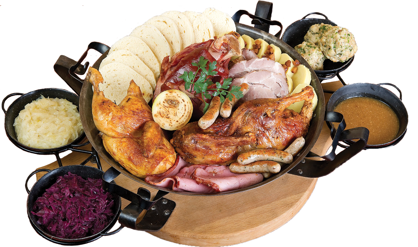 Traditional Czech Meals - Pork (1600x1200), Png Download