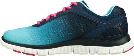Skechers Flex Appeal Style Icon Ladies Trainers Navy/blue (500x500), Png Download