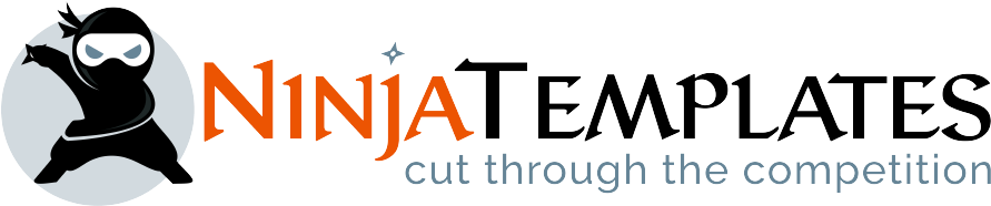 Ninja Templates - Design (900x190), Png Download