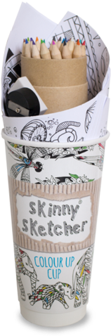 Skinny Sketcher Step By Step Drawing Kit Architecture (251x480), Png Download