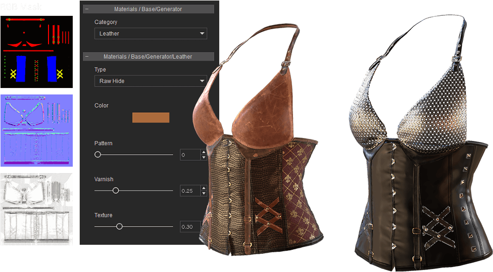 Maps To Define Material Allocations, Decal Maps For - Pbr Texture (1010x554), Png Download