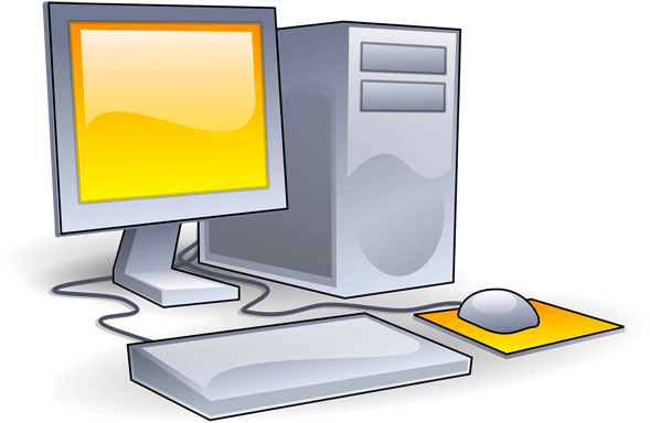 Computer Clip Art (600x600), Png Download