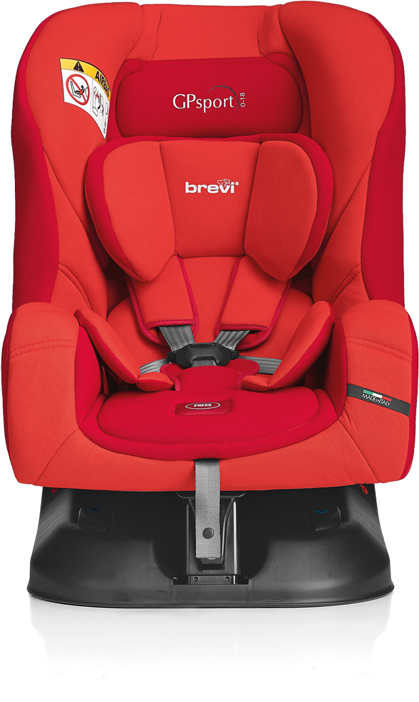 Brevi Gp Sport Car Seat-red - Brevi Gp Sport (1000x1000), Png Download