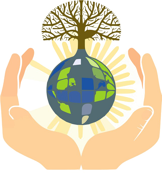 Earth In Hands Png Transparent Image - Earth In Hands Clip Art (644x720), Png Download