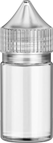 Unicorn Bottle Gen 2 By Fh Packaging 30 Ml Clear - Salt Vape City Salty Custard (600x600), Png Download