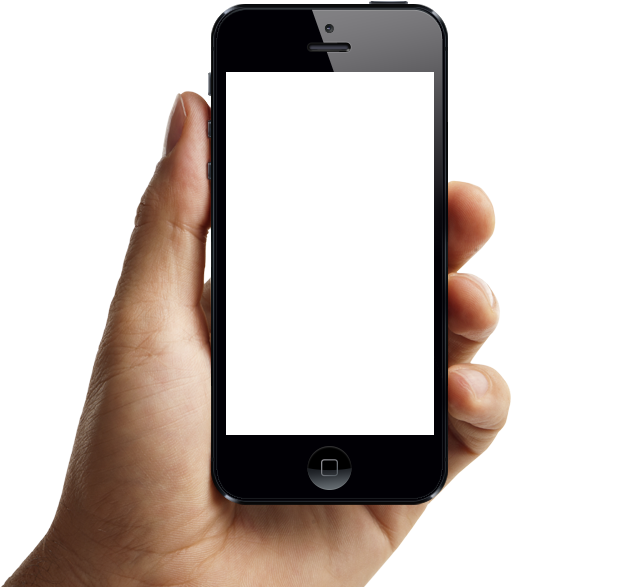 Phone In Hand - Phone In Hands Png (740x586), Png Download