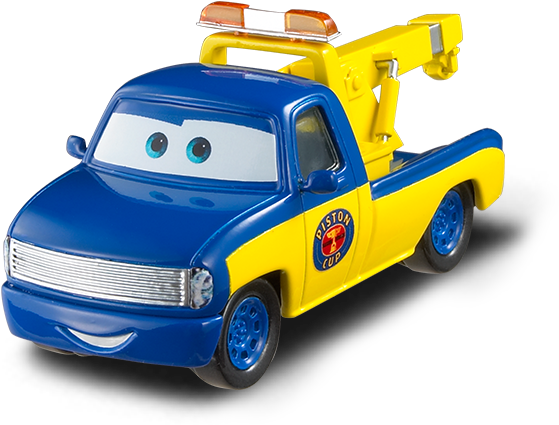 Racetowtrucktomlarge - Cars Piston Cup Tow Truck (1009x446), Png Download