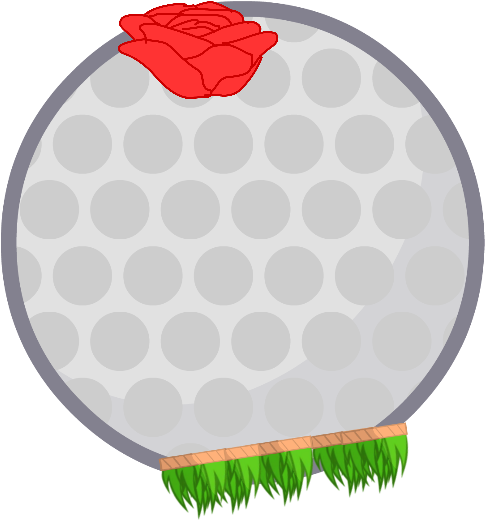 Hawaii Golf Ball Body - Bfb Golf Ball Body (484x529), Png Download