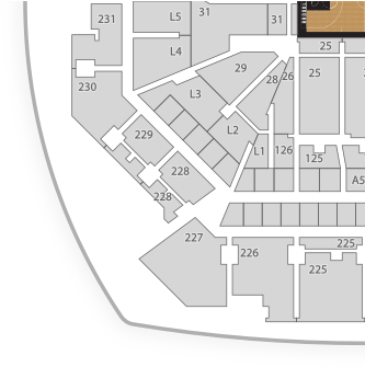 $1 - 3k /ea - Barclays Center Seating Chart Ga14 (350x350), Png Download