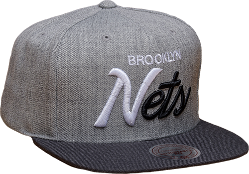 Mitchell & Ness Nba Brooklyn Nets Tri Pop Special Script - Cap (500x349), Png Download