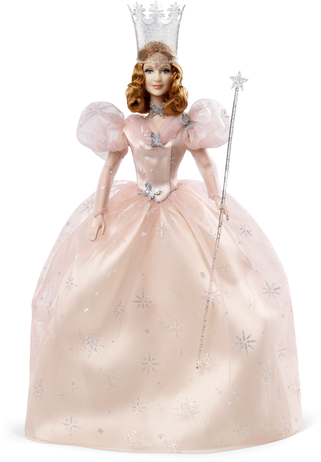 Download The Wizard Of Oz Glinda The Good Witch Barbie Wizard Of Oz Glinda Doll Glinda Doll Png Image With No Background Pngkey Com