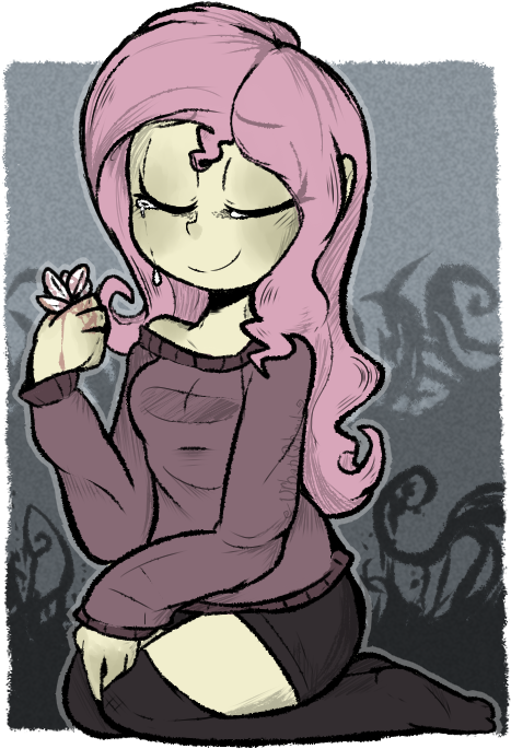 Urbanqhoul, Clothes, Crying, Equestria Girls, Eyes - Cartoon (570x730), Png Download