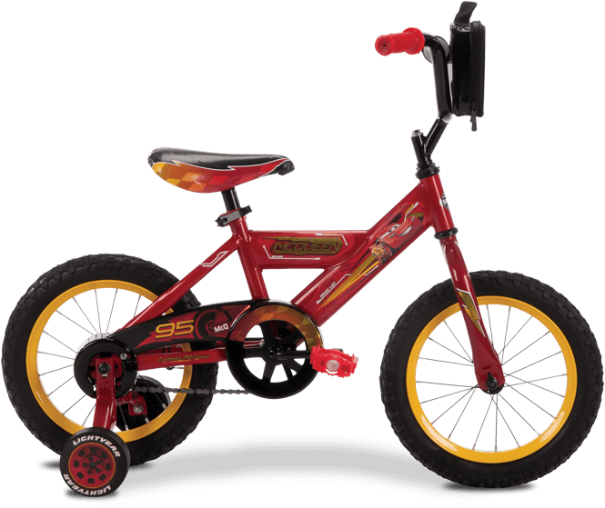 Disney•pixar Cars 3 Boys' Bike - Boys 18 Inch Bike Uk (820x648), Png Download