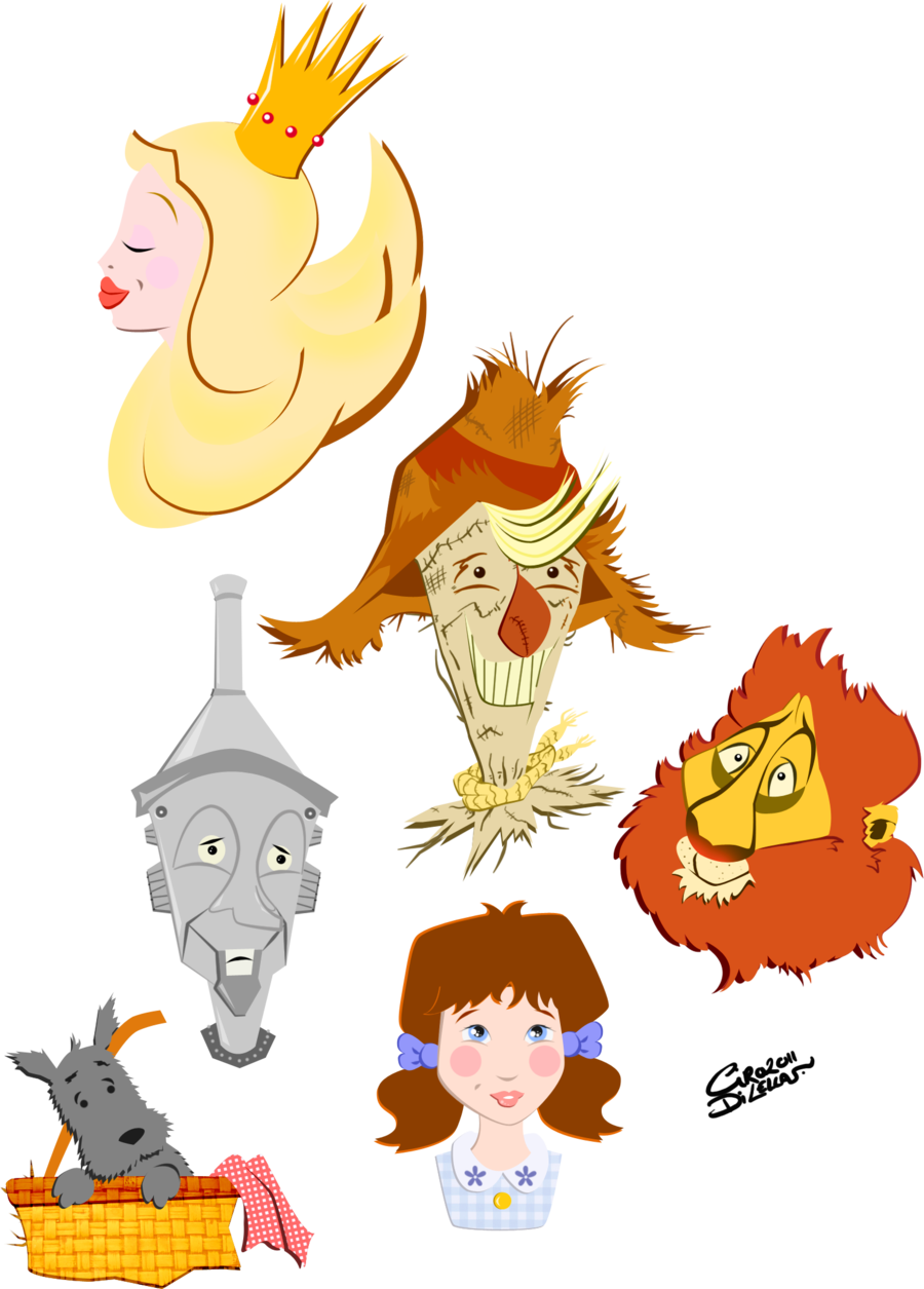 Oz Heroes By Ciro1984 - Art (900x1255), Png Download