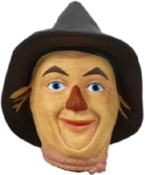 Wizard Of Oz "scarecrow" Character Head Shooter - Funko Wizard Of Oz Scarecrow Wacky Wobbler (391x391), Png Download