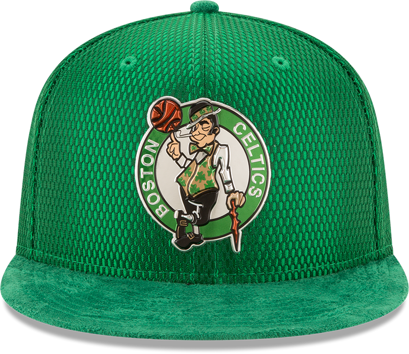 Picture Of Nba Boston Celtics 2017 On-court Snapback - Boston Celtics Cap Png (800x693), Png Download