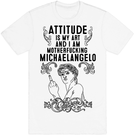 Art Attitude Mens T-shirt - Mens Halloween T Shirt (484x484), Png Download