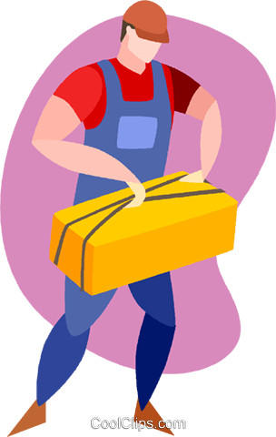 Farmer With A Bail Of Hay Royalty Free Vector Clip - Diction (304x480), Png Download