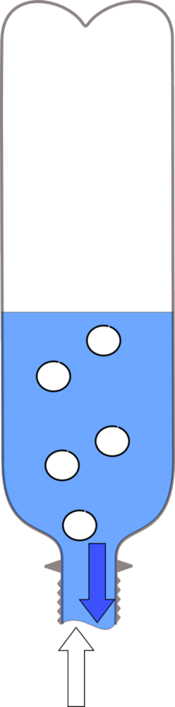 Empty Water Bottle Png Download - Water (248x1000), Png Download