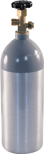 Aluminum Co2 Tank 5 Lb Pressurized Co2 Bottles/cylinders, - Carbon Dioxide (500x500), Png Download
