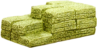 Cg 210 Hay Bales, Rectangular - Sofa Bed (350x350), Png Download