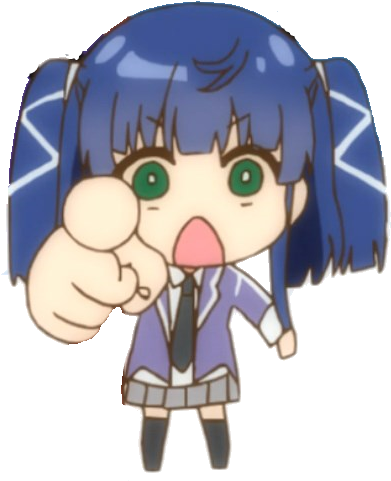 View Samegoogleiqdbsaucenao Hazuki Pointing At You - Anime (421x495), Png Download